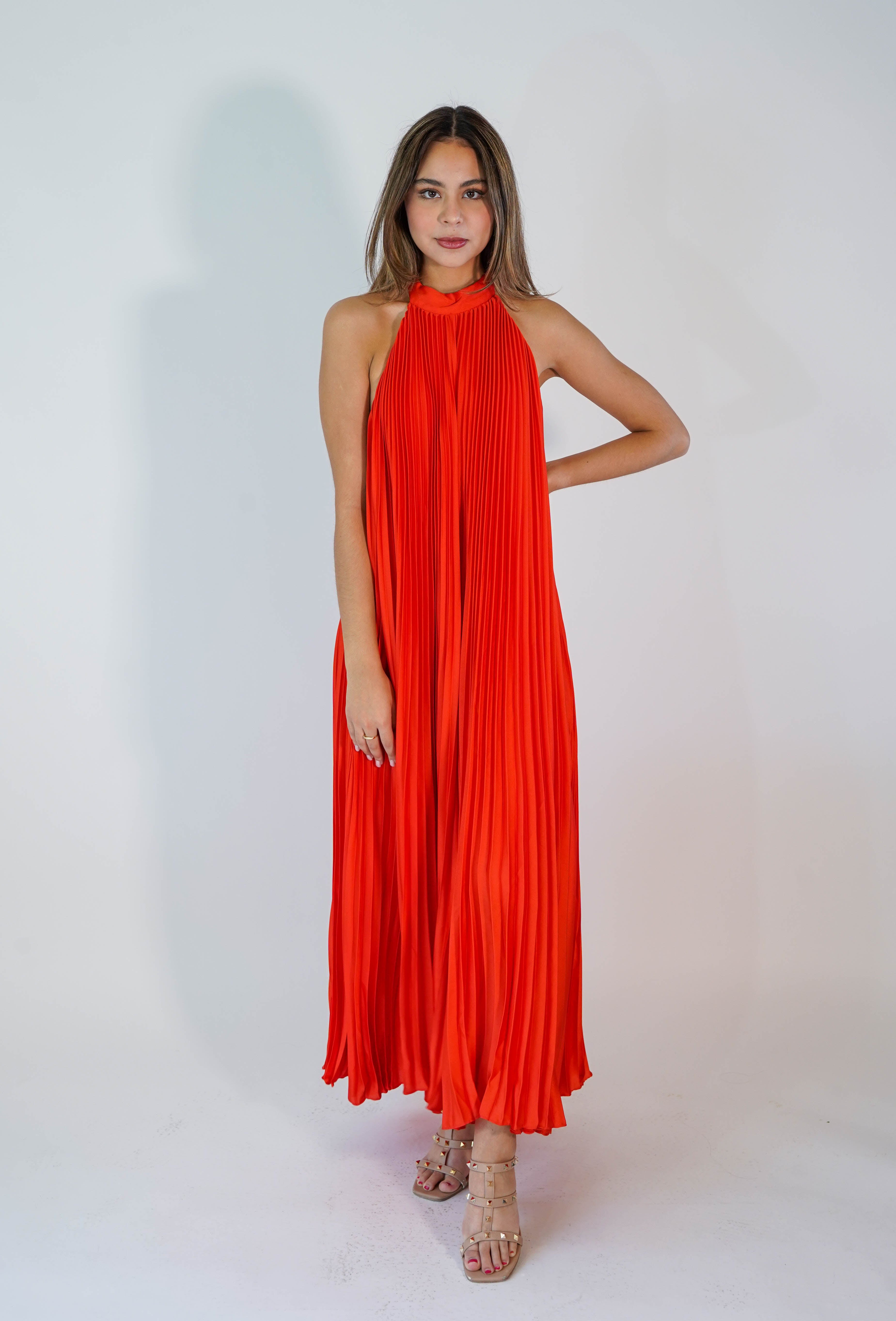 Margot Hatler Orange Dress